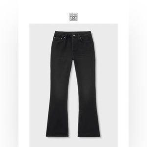 Toteme Cropped kick denim black size 26